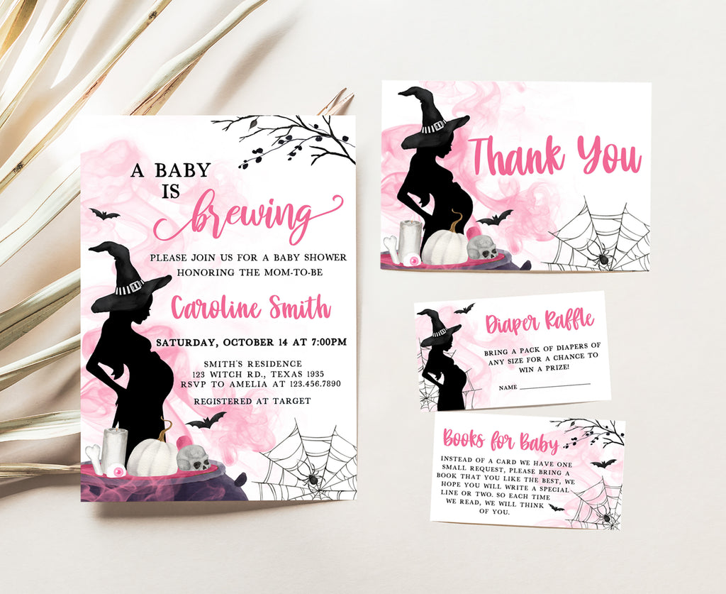 A Baby is Brewing Baby Shower Invitation Set