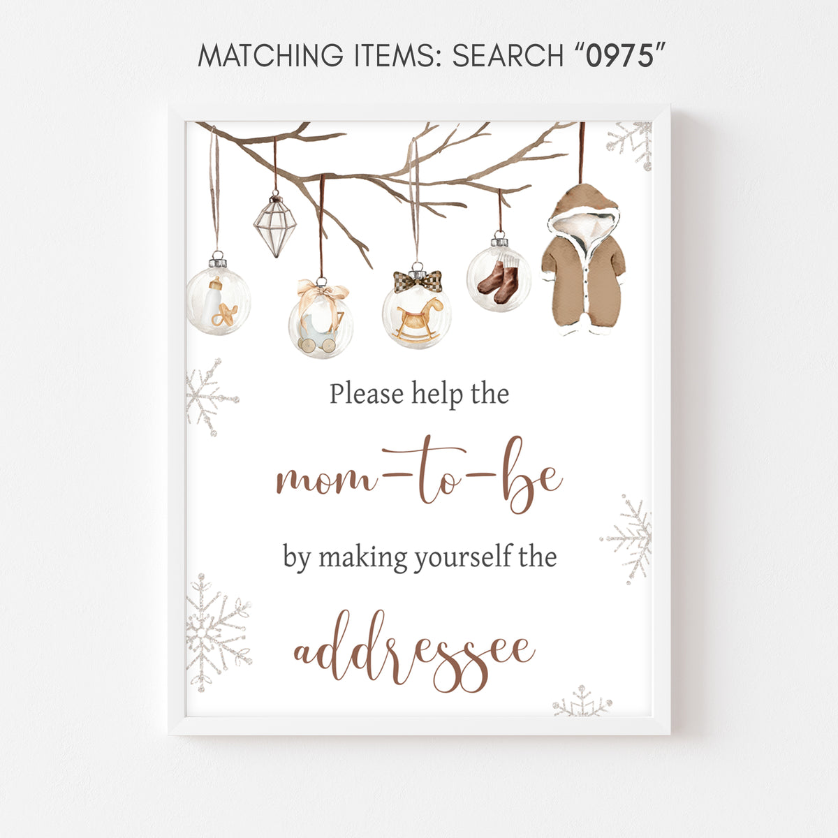 A Merry Little Clothesline Baby Shower Envelope Station Sign – Cuddle ...