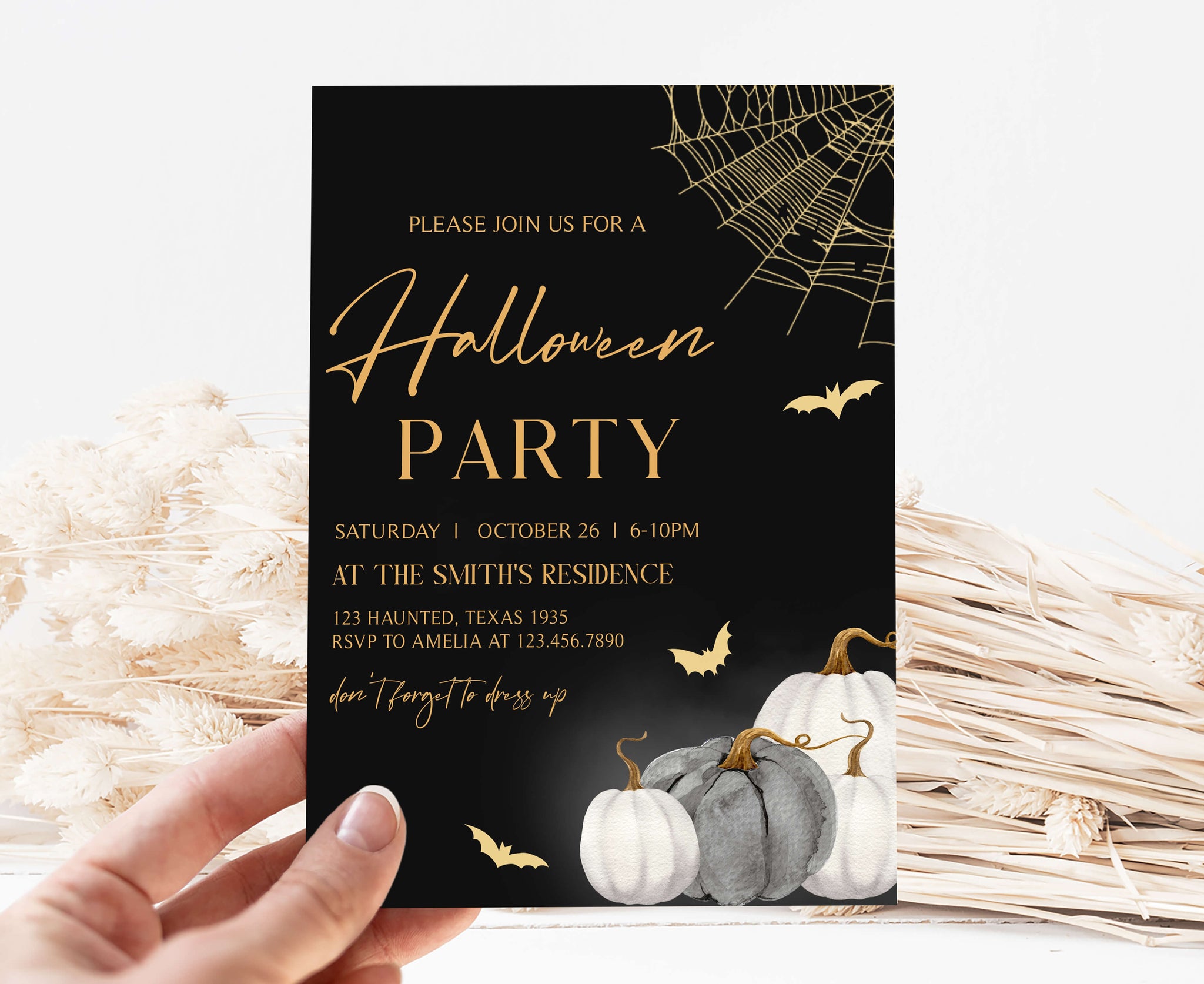 Halloween Party Invitations  Cuddle Palette