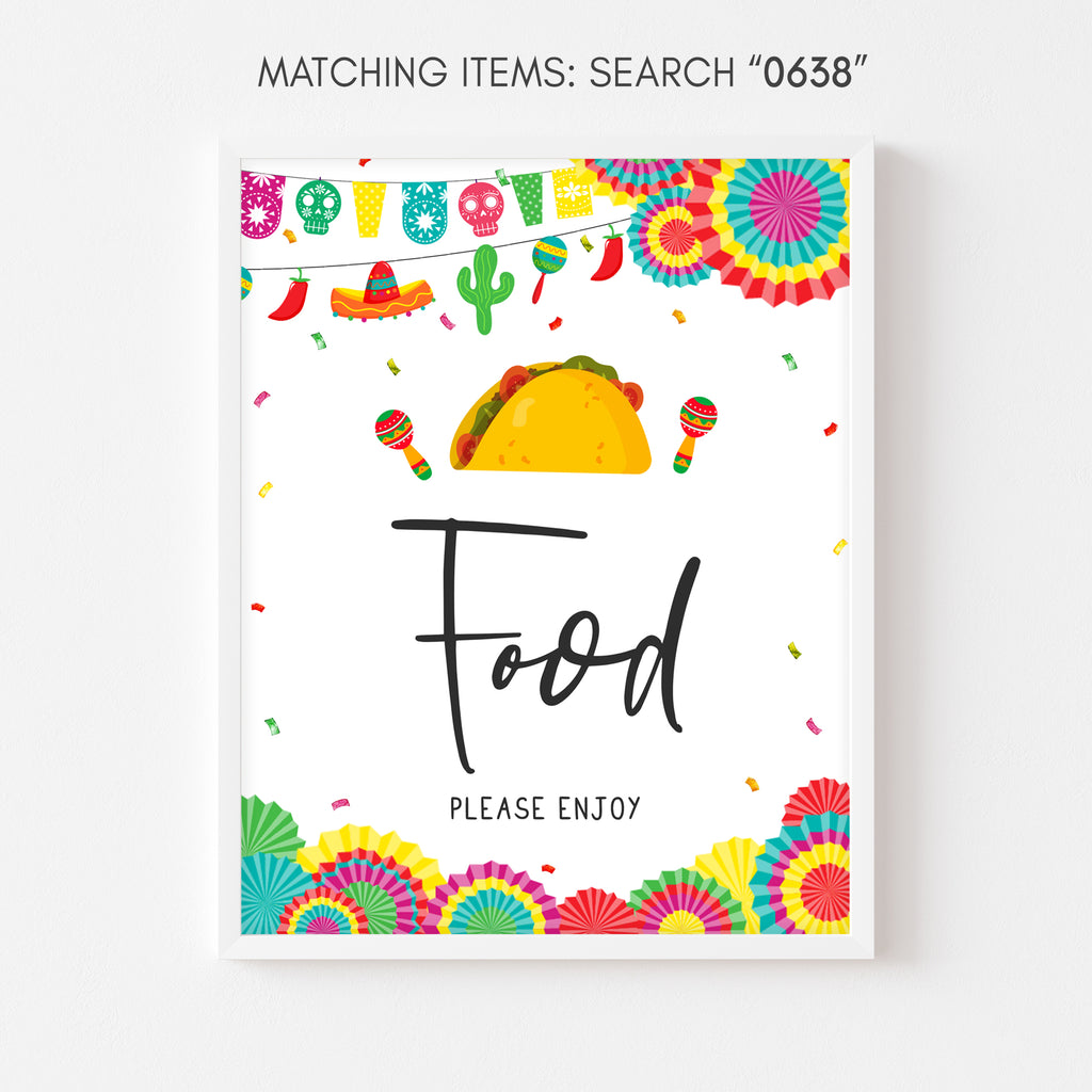 Taco Bout A Baby Baby Shower Food Sign