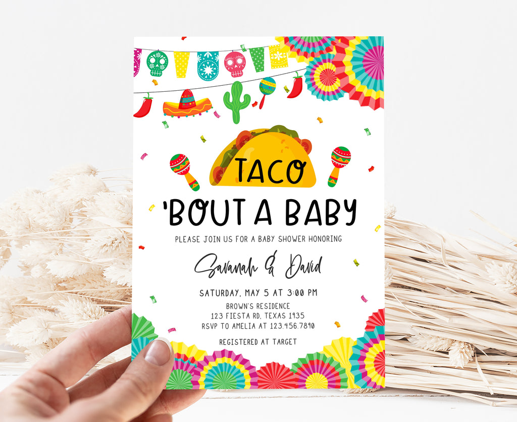 Taco Bout A Baby Baby Shower Invitation