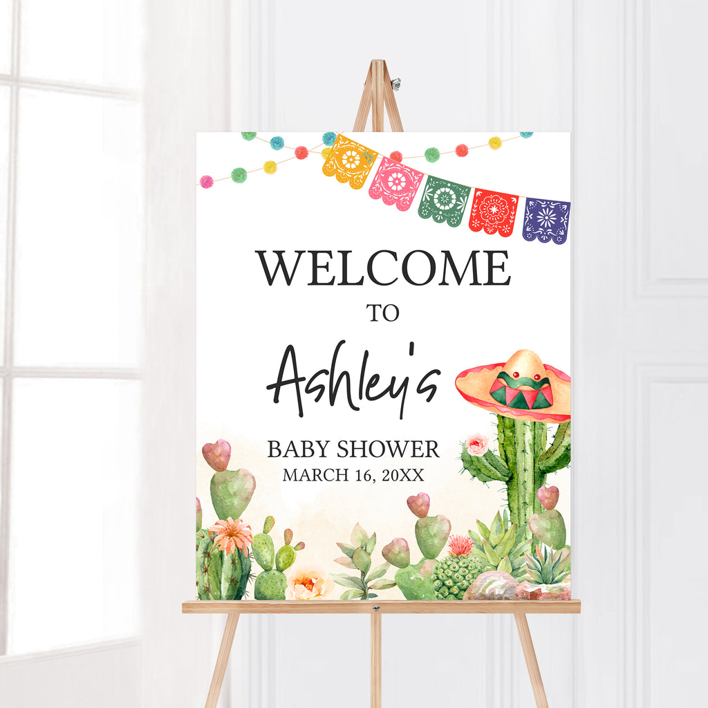 Let's Taco Bout Baby Shower Welcome Sign
