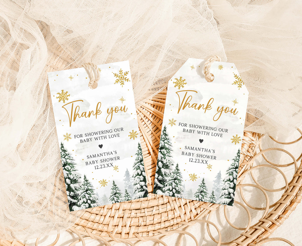 Baby It's Cold Outside Baby Shower Favor Tag