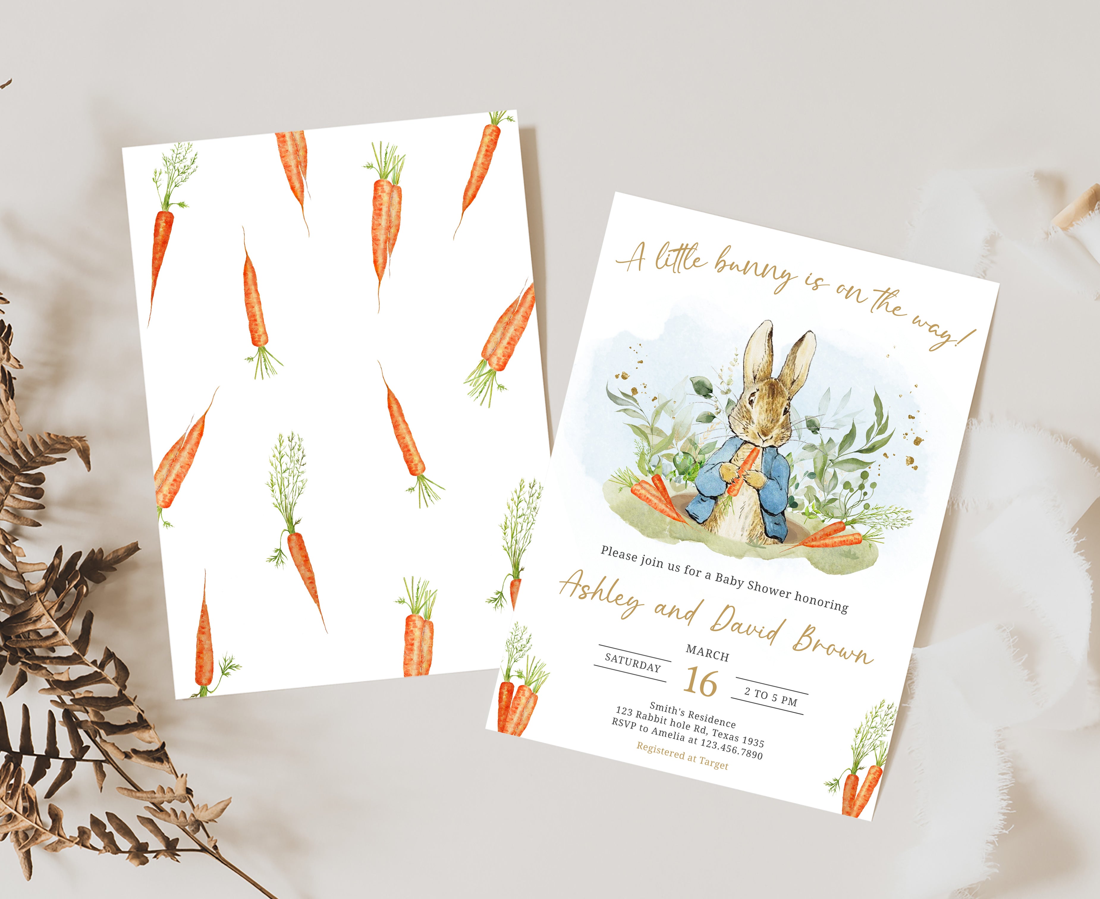 PETER RABBIT INVITATIONS Beatrix Potter Party Invites - UK PETER RABBIT INVITATIONS Beatrix Potter Party Invites - UK