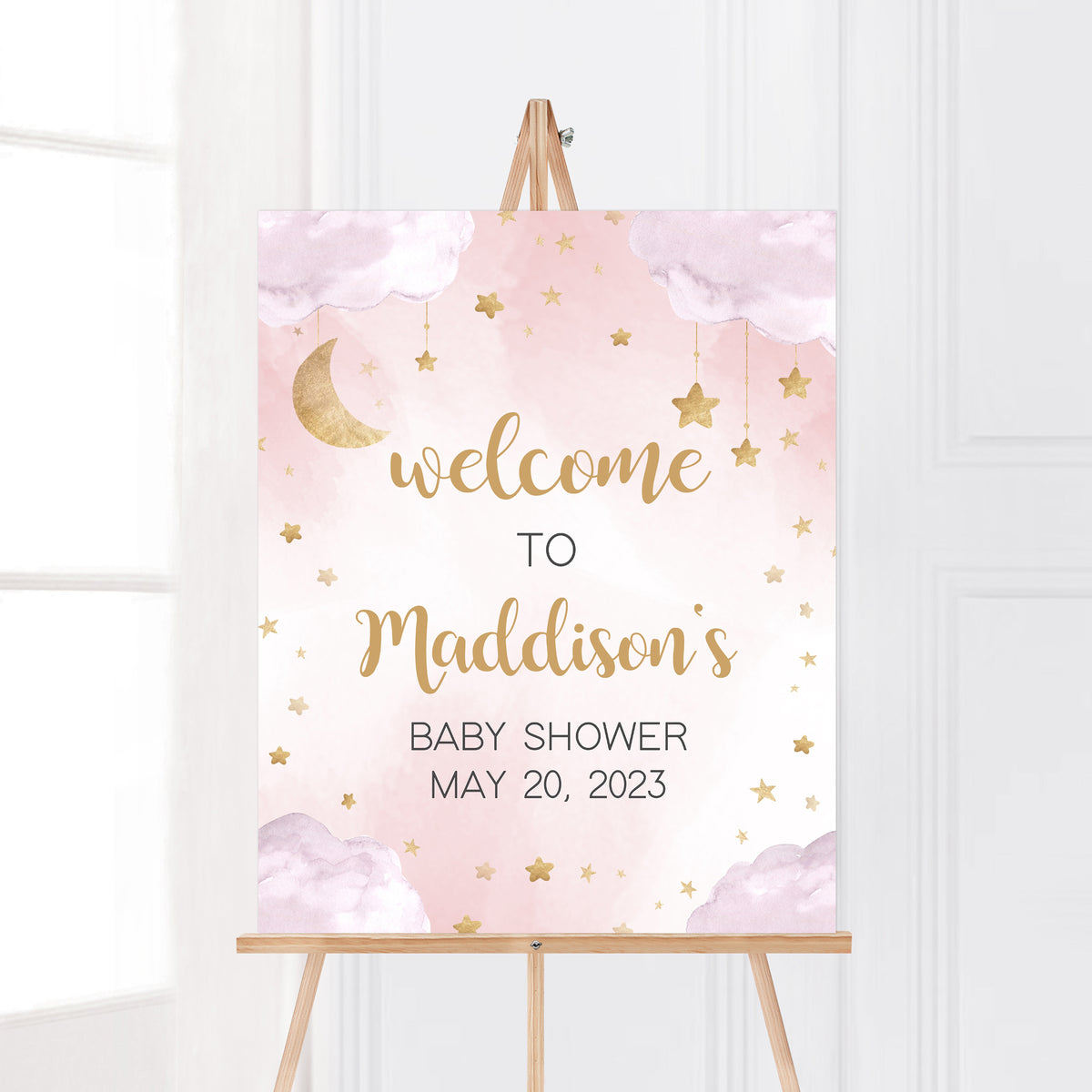 Spring Twinkle Sign Editable Twinkle Twinkle Little Star Baby Shower Welcome Sign – Cuddle ...