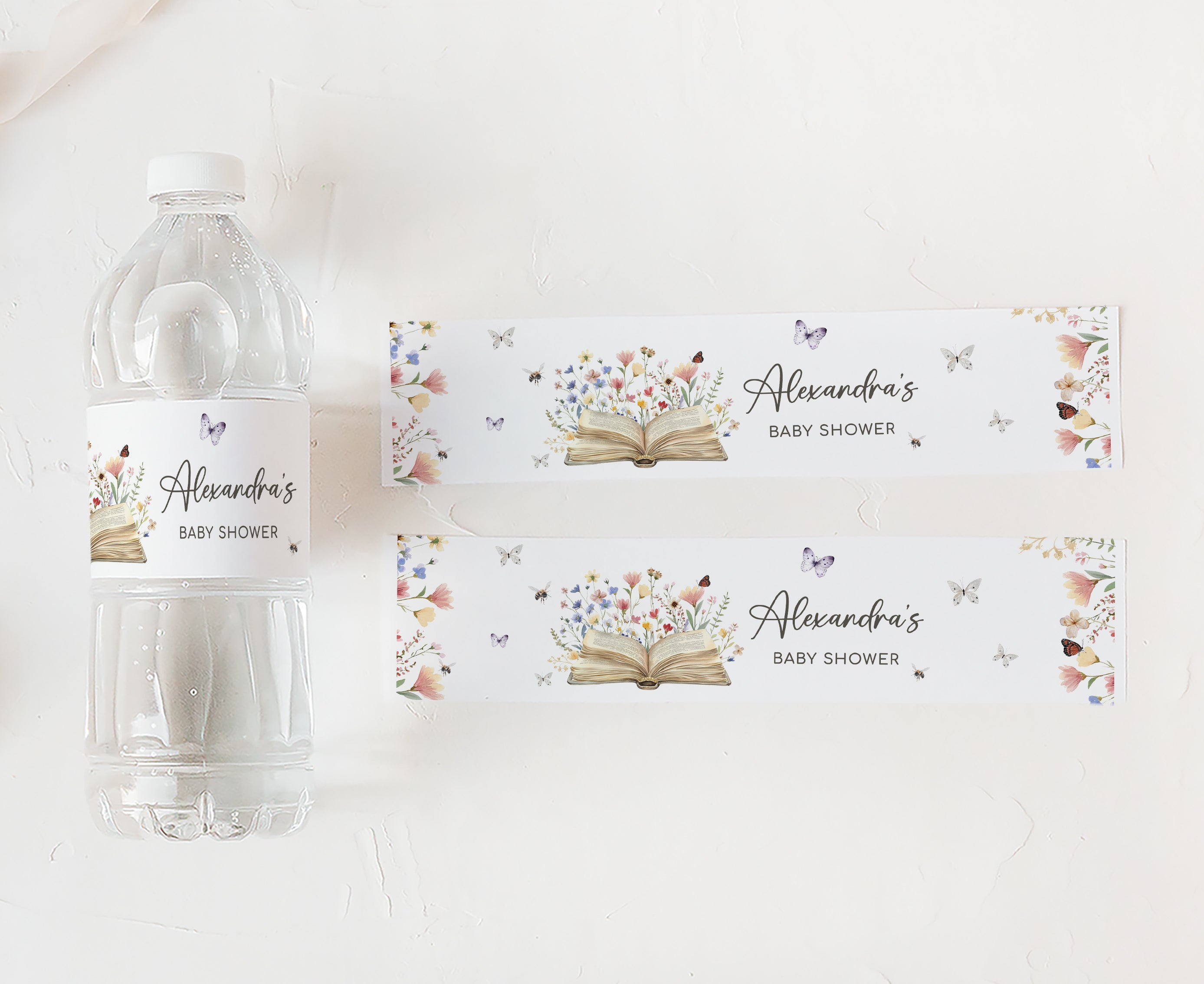 Best Chapter Label Editable New Chapter Begins Baby Shower Bottle Label – Cuddle Palette