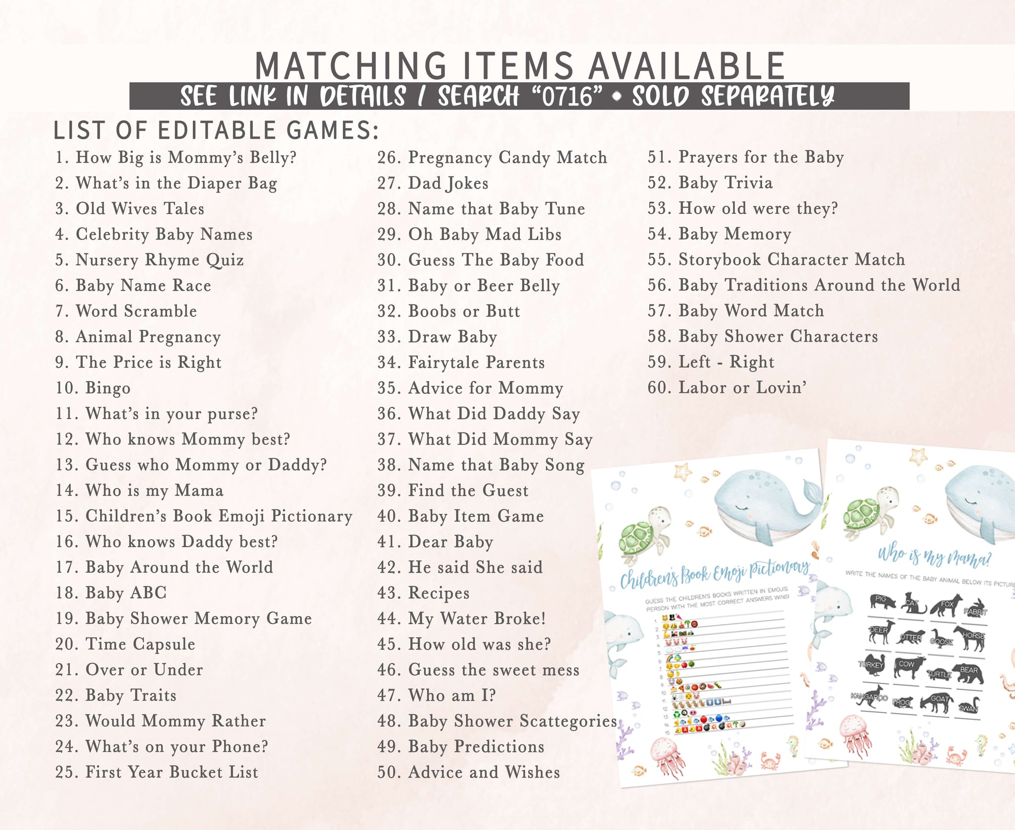 Under the Sea Baby Shower Diaper Raffle Sign – Cuddle Palette, image size:2048x1674